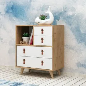 Fallow Oak
White Dresser
