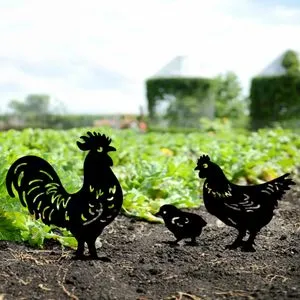 Fam 04 Black Decorative Garden Object