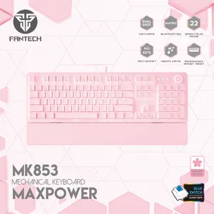 Fantech MK853 RGB Maxpower Tastatura Mehanicka Gaming (blue switch) Sakura