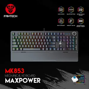 Fantech MK853 RGB Maxpower Tastatura Mehanicka Gaming crna (Blue switch)