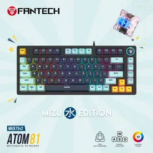 Fantech MK875 RGB Atom 81 Tastatura Mehanicka Gaming Navy (Blue switch)
