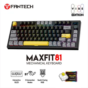 Fantech MK910 RGB Vibe Maxfit 81 Vibrant Utility Wireless Tastatura Mehanicka Gaming (Yellow switch)