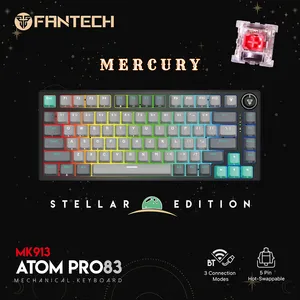 Fantech MK913 RGB Atom PRO83 Tastatura Mehanicka Gaming Wireless Mercury (red switch)
