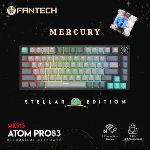 Fantech MK913 RGB Atom PRO83 Tastatura Mehanicka Gaming Wireless Mercury (blue switch)
