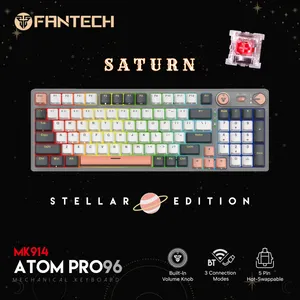 Fantech MK914 RGB Atom PRO96 Tastatura Mehanicka Gaming Wireless Saturn (red switch)