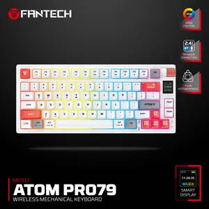 Fantech MK917 RGB Atom PRO79 Tastatura Mehanicka Gaming Wireless bela (Blue switch)