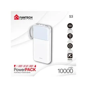 FANTECH Power bank Prenosiva baterija Fantech S3 10000mAh, 10W beli