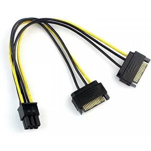 FAST ASIA Adapter za napajanje VGA (6-pin) -2x Sata