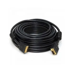 FAST ASIA Kabl VGA D-sub M/M 15m HQ feritno jezgro crni
