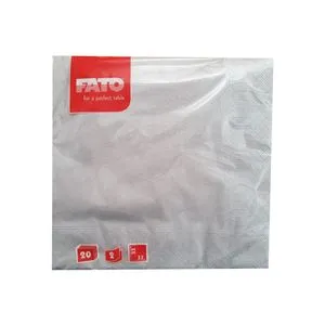 Fato salveta srebrna 33x33cm 20/1 2sl (pak)