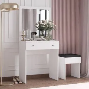 Felix White Make-Up Table