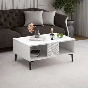 Felix - White White Coffee Table
