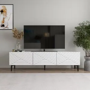 Felix - White White TV Stand
