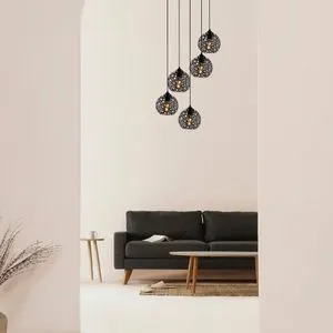 Fellini - MR - 790 Black Chandelier