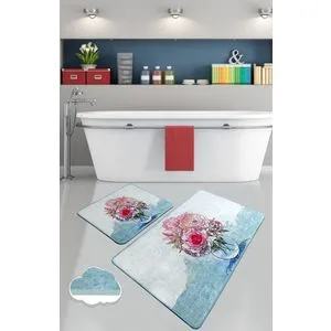Fennel Multicolor Bathmat Set (2 Pieces)