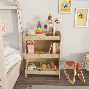 Fesa - Drvena Polica za Knjige