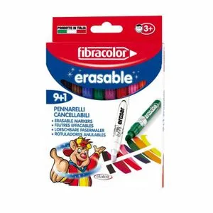 Fibracolor Flomasteri 9+1 Erasable P Grossa