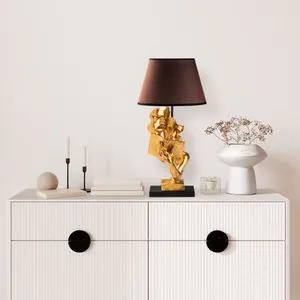 FIGURA-15292 Gold
Brown Table Lamp