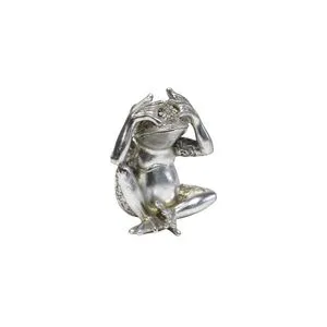 Figura Žaba srebrna 15cm LH-140