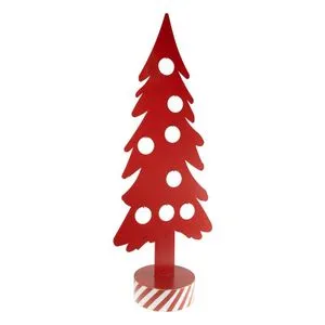 Figura jelkaza izlaganje kugli, CRVENO/bela H.156CM Metal