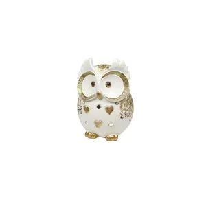Figura Sova bela 12cm LH-877
