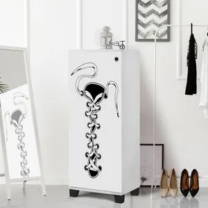 Filinta Bağcık - Bele bela crni ormarić za cipele