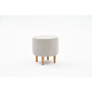 Findik Gabbana 17 White Pouffe
