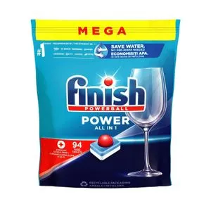 Finish tablete za mašinsko pranje posđa All in One Max regular, 94 kom XXL