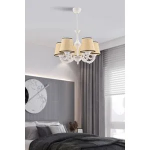 Fiona Coral - Luster u Crnoj, Beloj i Krem Boji