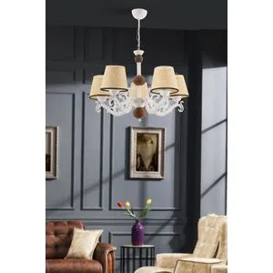 Fiona Coral Wood - Bele i Krem Luster