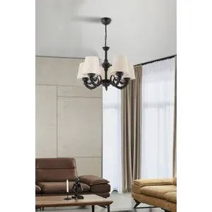 Fiona - Crna i krem luster