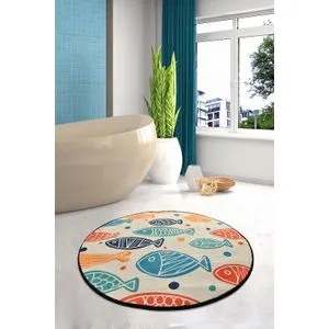 Fish Djt - Colourful (100) Multicolor Bathmat