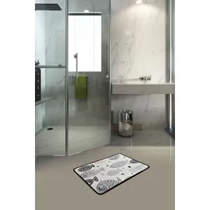 Fish Djt - White (40 x 60) Multicolor Bathmat