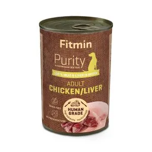 Fitmin Dog Purity Konzerva Piletina i Džigerica, hrana za pse 400g