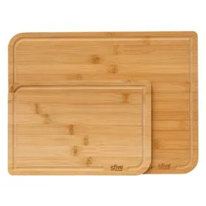 Five daska za sečenje set 2/1 bamboo 35x25x2,5cm bambus 189699
