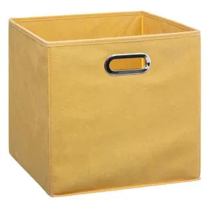 FIVE KUTIJA ZA ODLAGANJE 31X31X31CM KARTON/PP/METAL ŽUTA 138885I