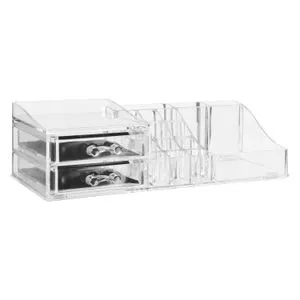 FIVE ORGANIZATOR ZA ŠMINKU SELENA 30,6X9X15,3CM POLISTIREN PROZIRNA 155912