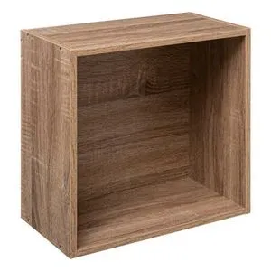 FIVE POLICA 36,5X36,5X20CM DRVO NATURAL  181225A