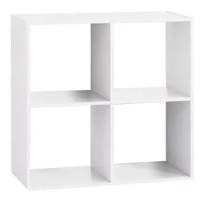 FIVE STALAK SA 4 POLICE 67,5X32X67,5CM DRVENA BELA 138908C