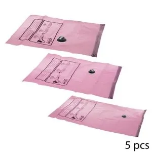 FIVE VAKUUM VREĆA 5 KOM MIRISNA 2XS 50X60CM, 2XM 60X80CM, 1XL120X70CM POLIETILE 138051