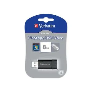 Flash USB 8GB Verbatim 2.0 PinStripe