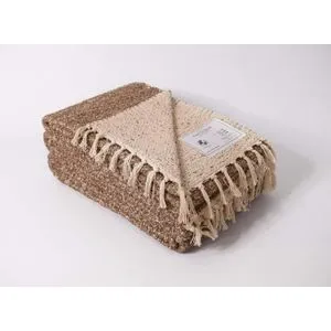 Fleker-prekrivač Dva lica 70 x 250cm Braon boja
