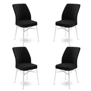 Flex - Black, White Black
White Chair Set (4 Pieces)