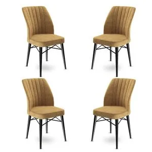 Flex - Cappuccino, Black Cappuccino
Black Chair Set (4 Pieces)