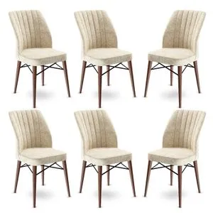 Flex - Cream, Brown Cream
Brown Chair Set (6 Pieces)