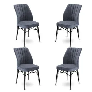 Flex - Fume, Black Fume
Black Chair Set (4 Pieces)