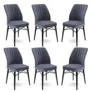 Flex - Fume, Black Fume
Black Chair Set (6 Pieces)