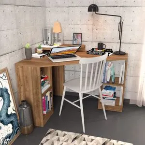 Floating - Walnut Walnut Study Desk