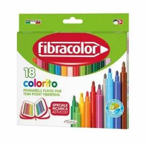 Flomasteri 18/1 Fibracolor