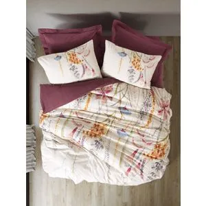 Flos - Set posteljine Claret Red Ranforce